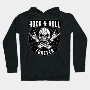 ROCK AND ROLL SKULL Hoodie